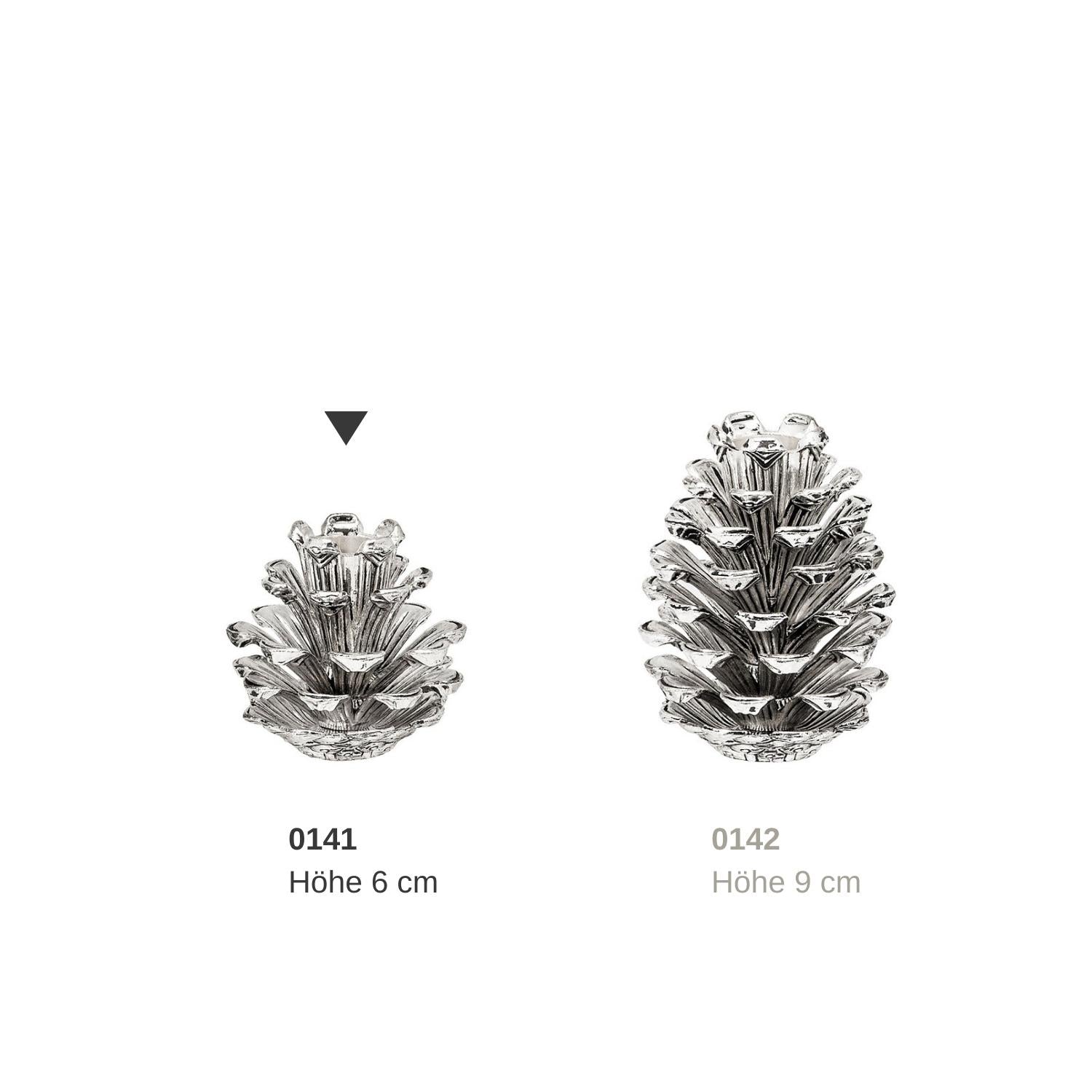 Bougeoir 6cm Pomme de Pin, Cone, Edzard