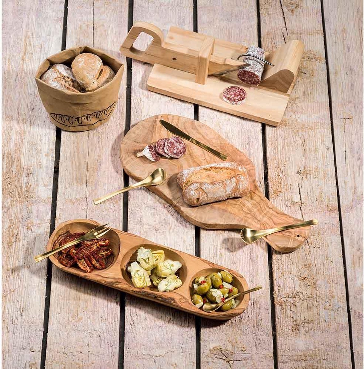 Cutting board with handle 20x26cm, Olivier, Cosy & Trendy