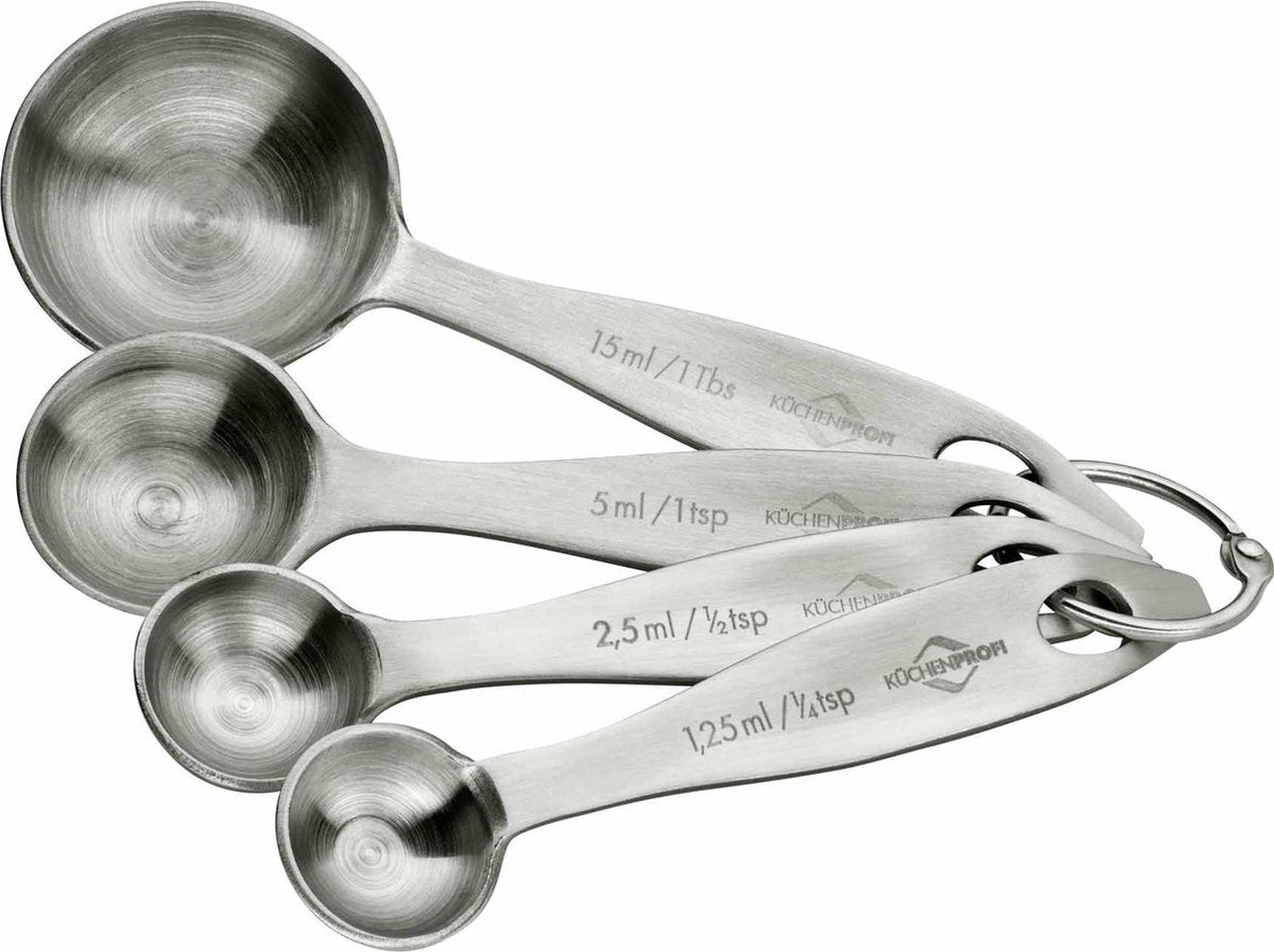 Set of 4 measuring spoons, Bake, Küchenprofi