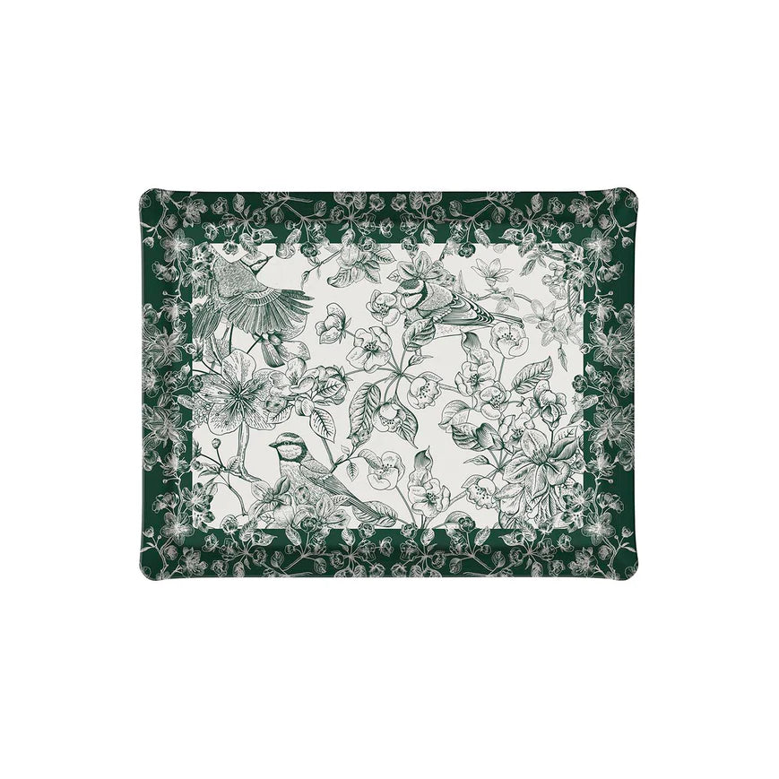 Acrylic tray 37x28cm, Arabela Forest Green, Platex