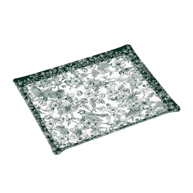 Acrylic tray 46x36cm, Arabela Forest Green, Platex