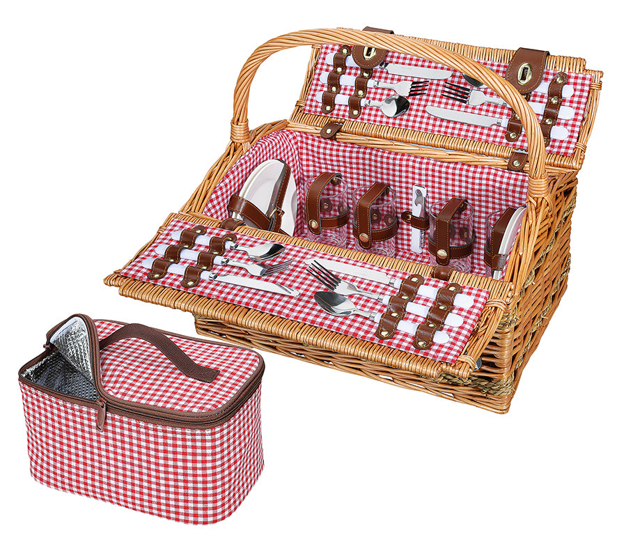 Rivoli Picnic Basket for 4 People, Cilio