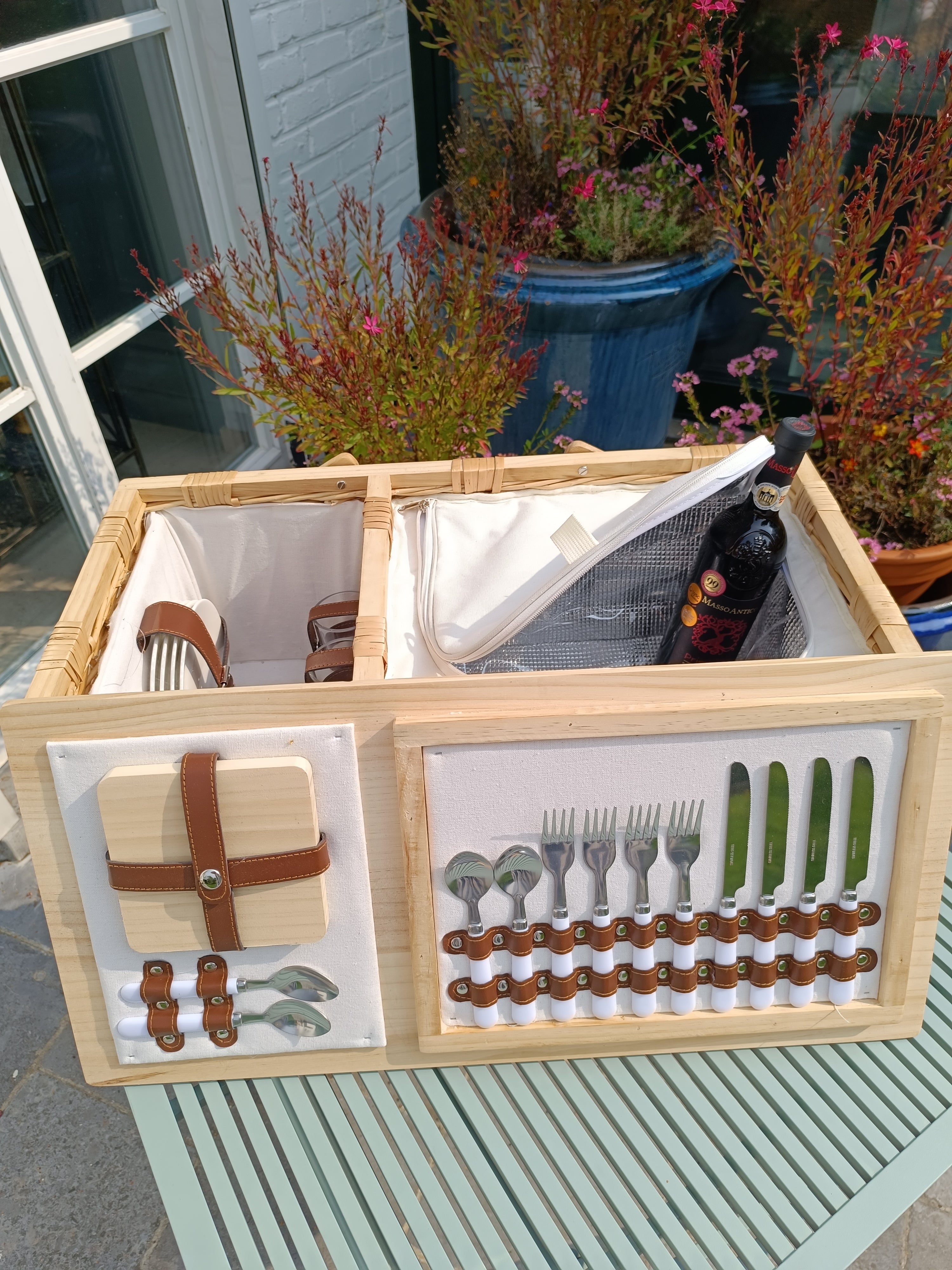 Palermo Picnic Basket for 4 people, Cilio