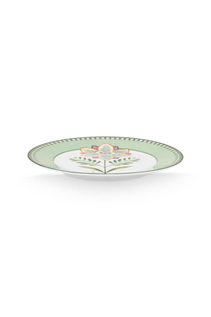 Assiette Plate 21 cm Lily & Lotus Light Green, Pip Studio
