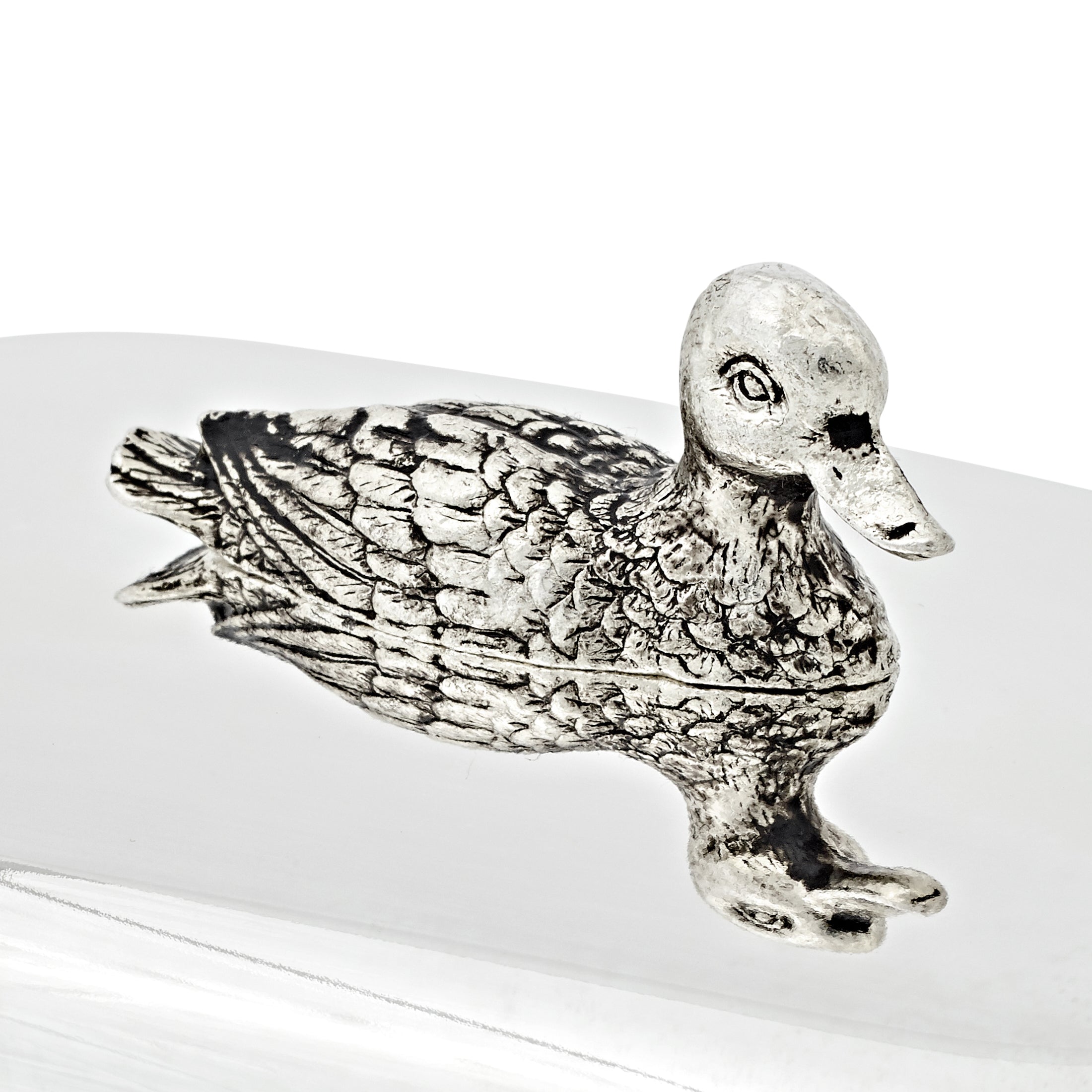 Duck Bell Butter Dish 18 cm + Knife, Edzard