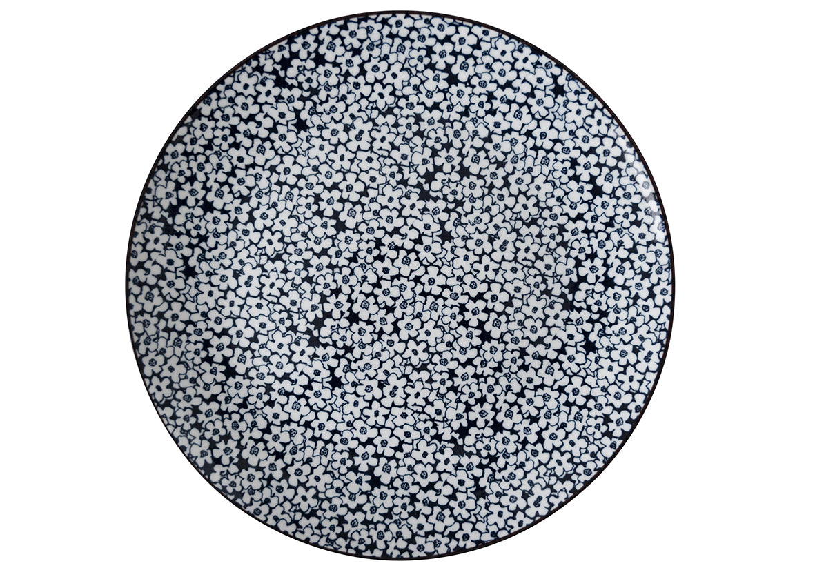 Assiette 26 cm Floral Blue Time Small, Dutch
