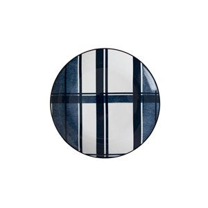 Assiette 21 cm Floral Blue Time Carreaux, Dutch