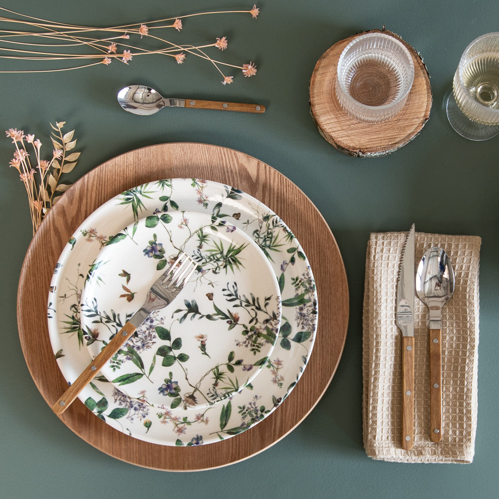 Flat plate 27 cm, Countryside, Bastide