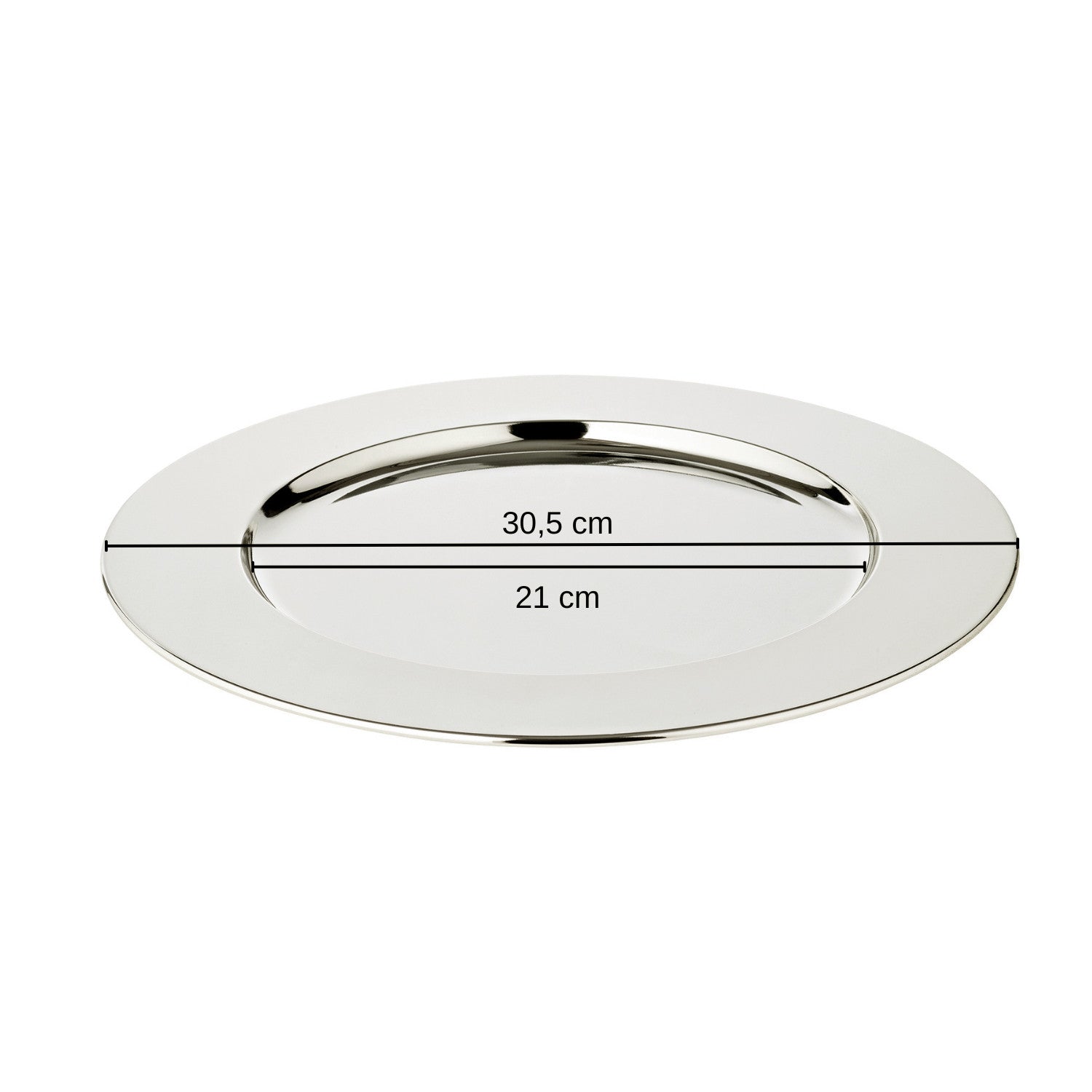 Assiette de Présentation 30 cm Unie Carla, Edzard
