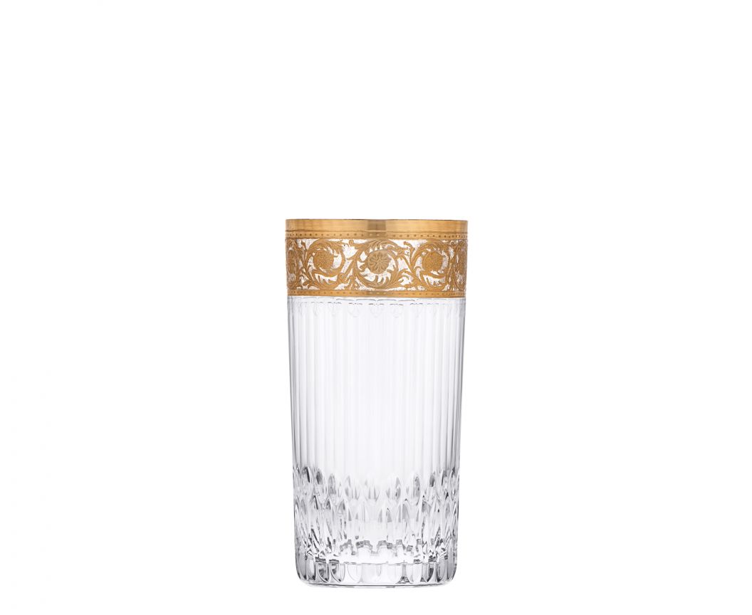 Longdrink tumbler, Thistle Gold, Saint Louis