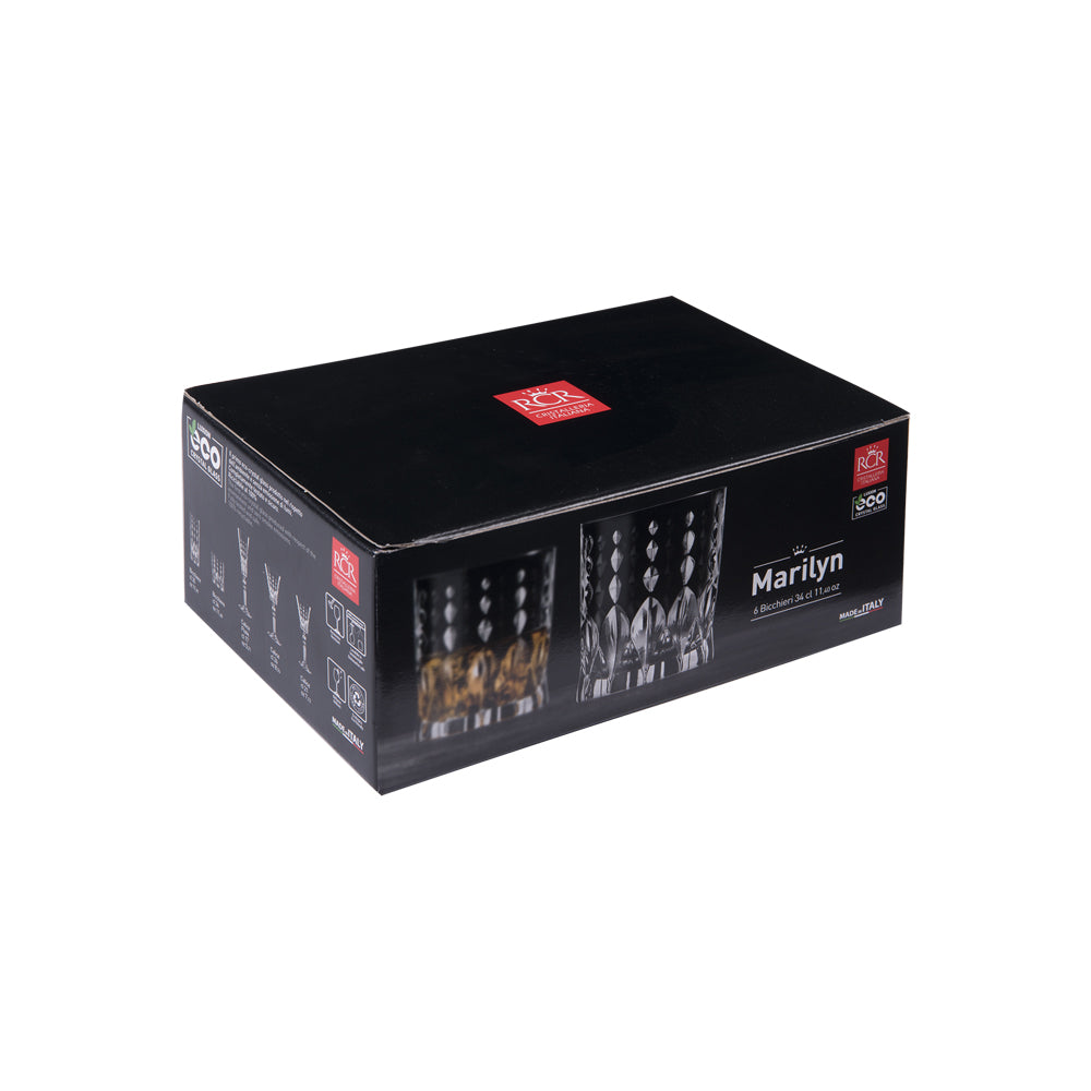 Lot de 4 Gobelets à Whisky 34 cl, Marilyn, Bastide