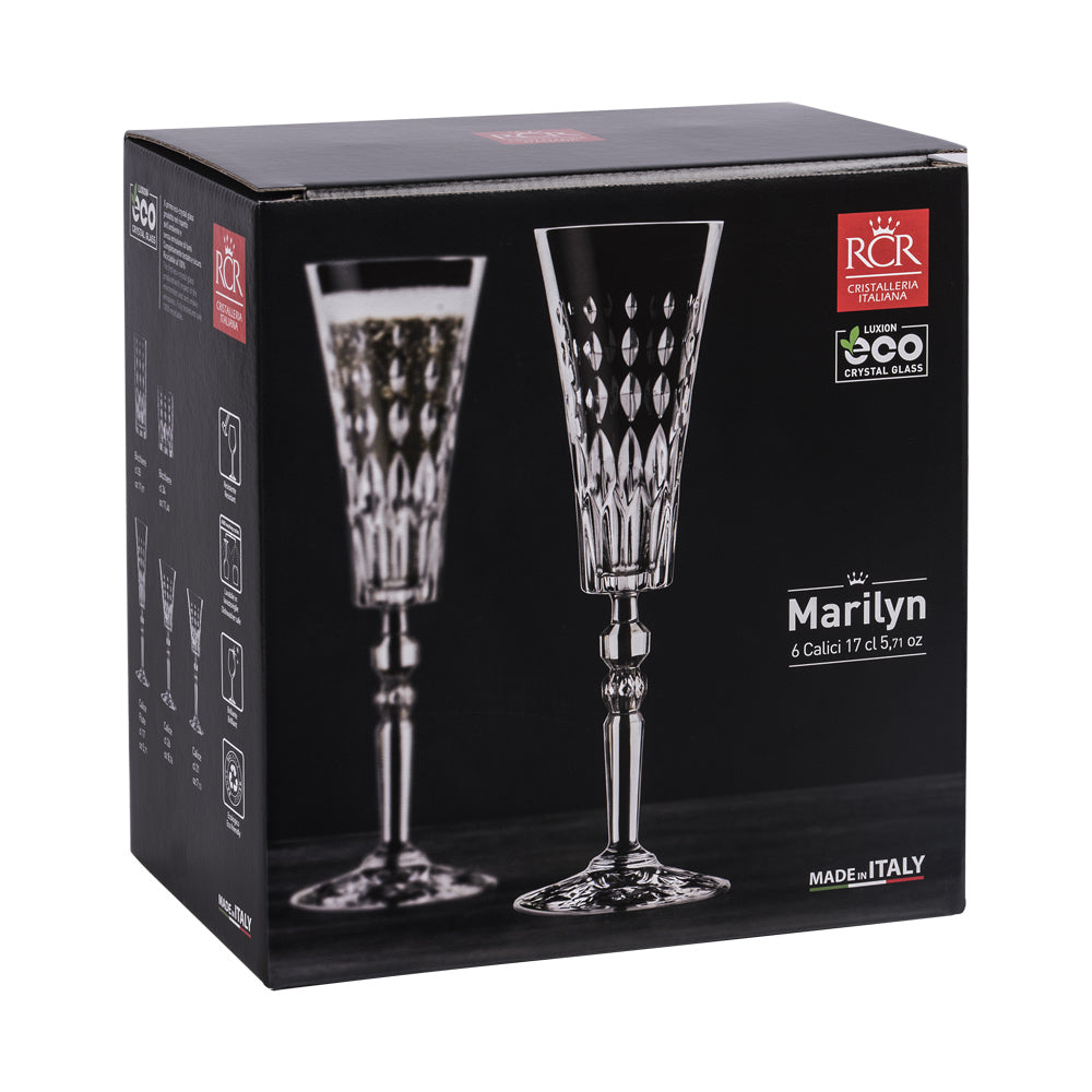 Champagne flute 17 cl, Marilyn, Bastide