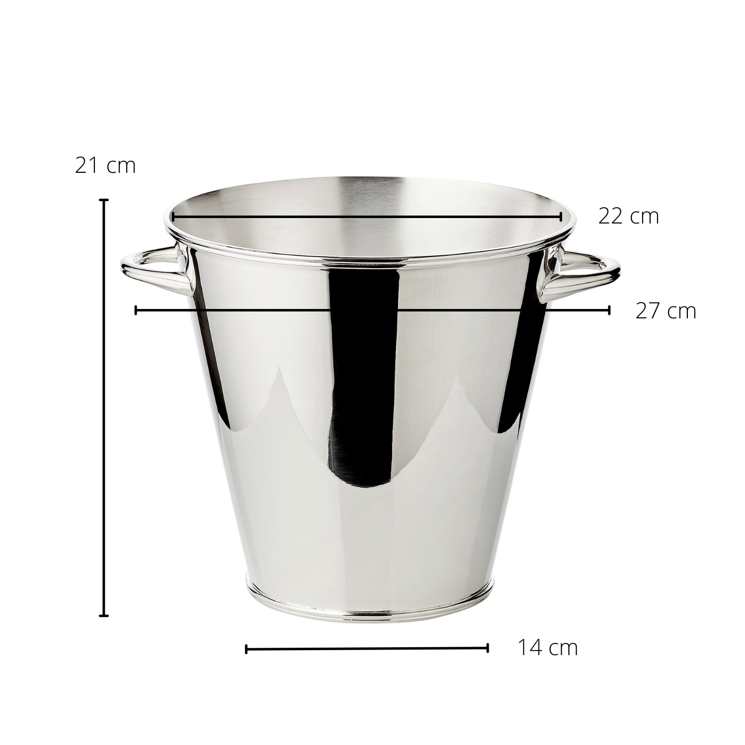 Calo Champagne Bucket 21 cm, Edzard