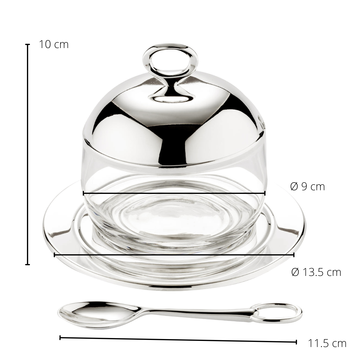 Confiturier + Cuillère 350g, Jago, Edzard
