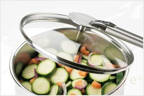 Glass cover 14cm, Platinum, CRISTEL