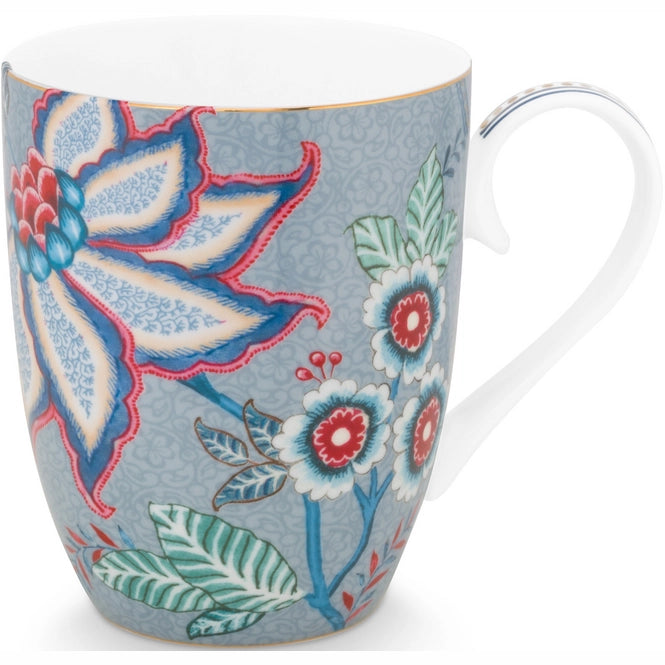 3-piece breakfast set, Flower Festival Light Blue, Pip Studio
