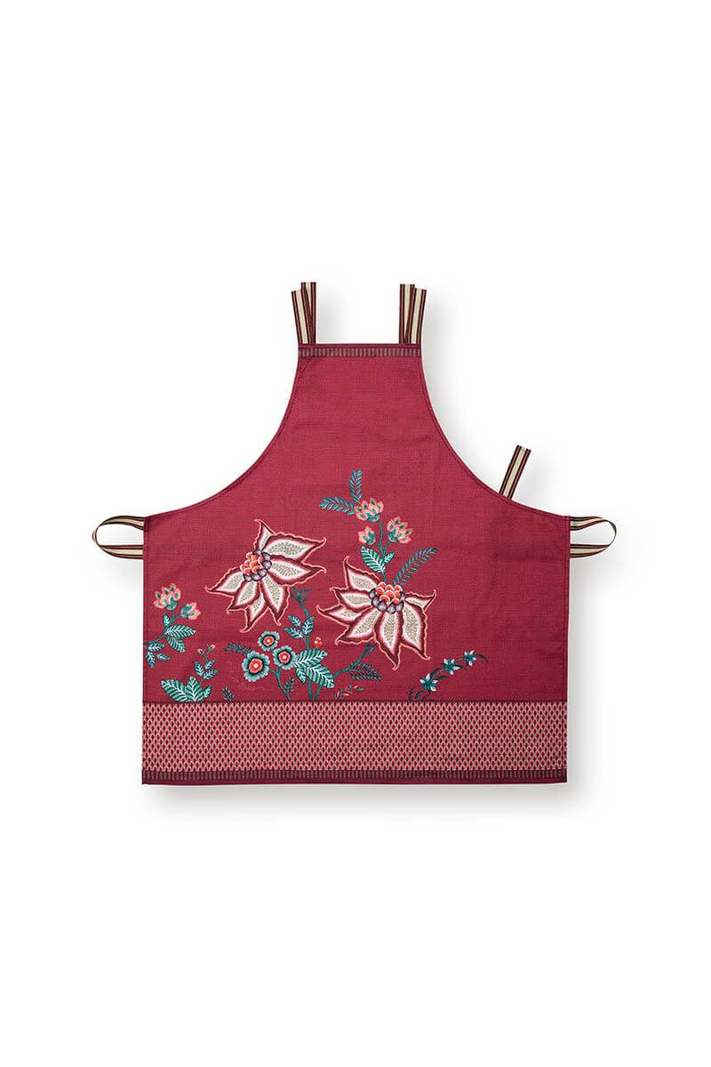 Apron, Flower Festival Dark Pink, Pip Studio