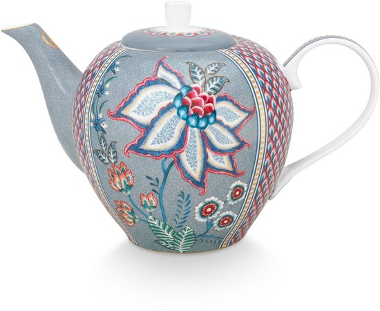 3-piece breakfast set, Flower Festival Light Blue, Pip Studio