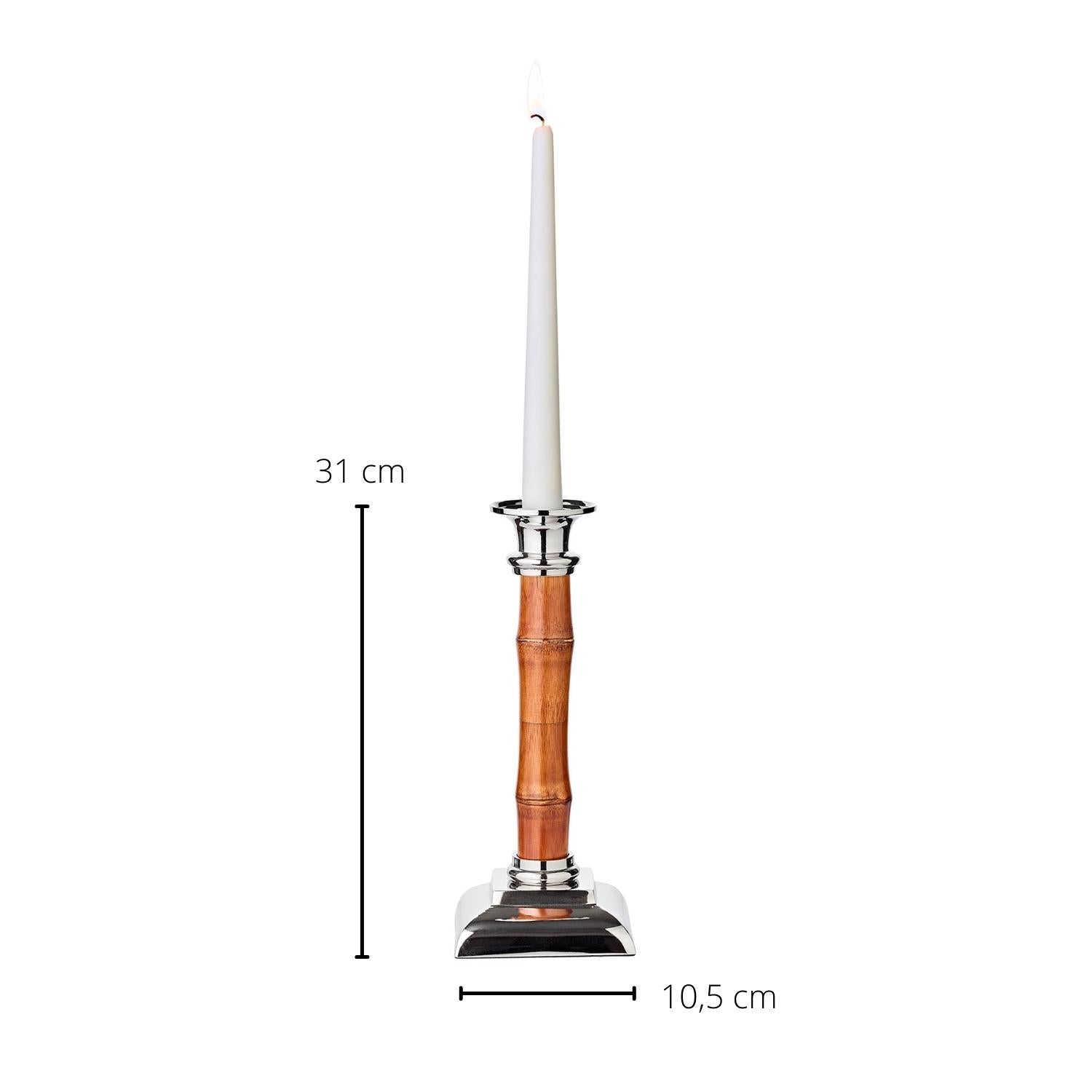 Bougeoir 30 cm Holm Bamboo, Edzard