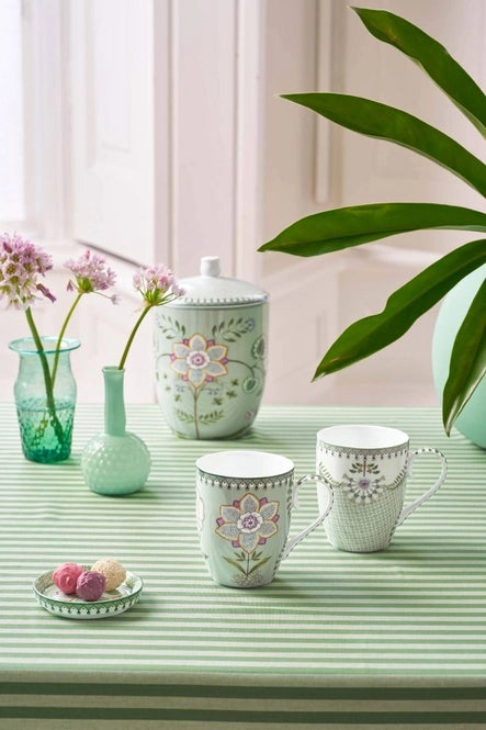 Set 2 Mug 350 ml Lily & Lotus Light Green