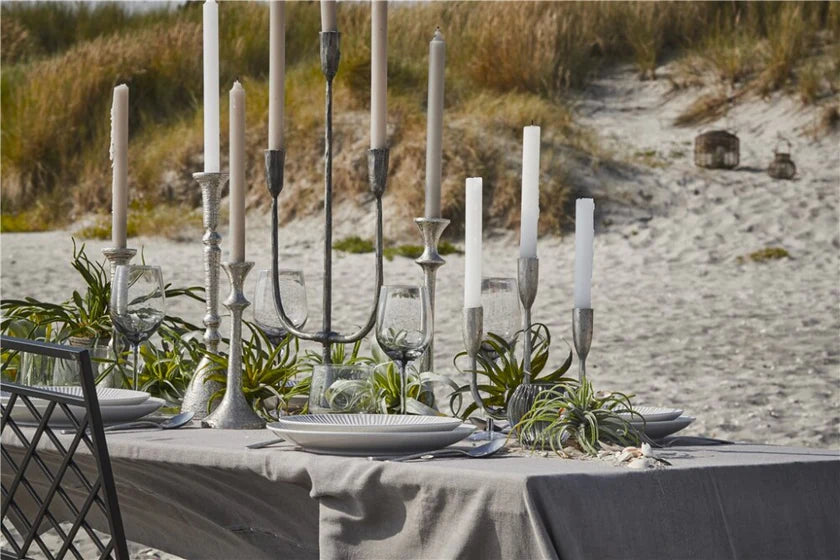 Tablecloth 320x150cm, Pernilia Taupe, Lene Bjerre
