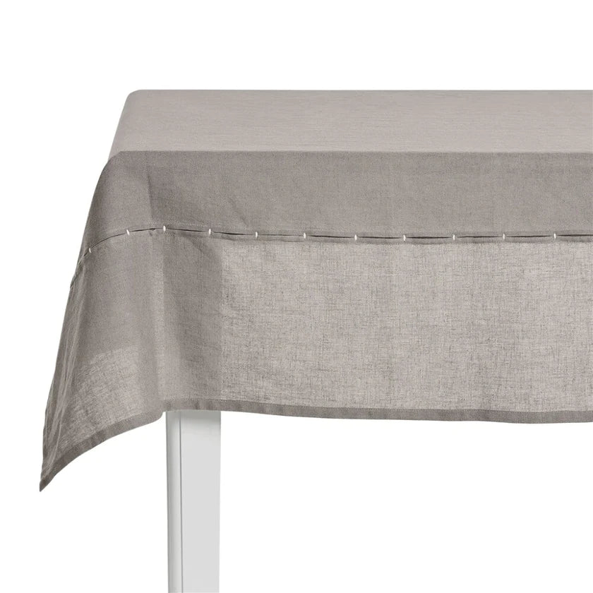 Tablecloth 320x150cm, Pernilia Taupe, Lene Bjerre