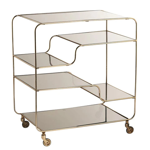 Rolling table, Harper gold, Lene Bjerre