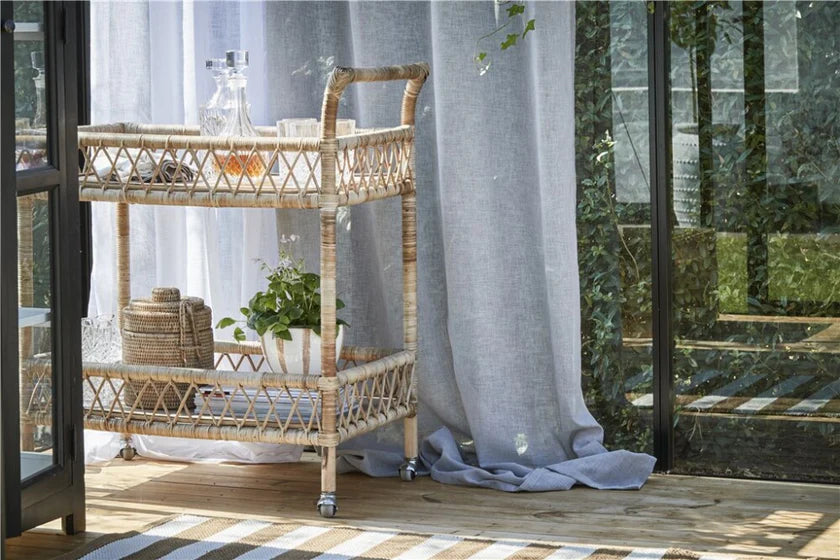 Rolling side table, Norah Nature, Lene Bjerre