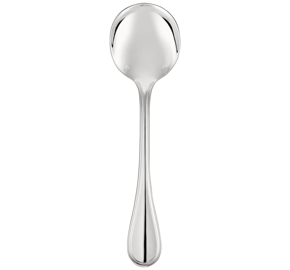 Albi silver-plated consommé spoon, Christofle