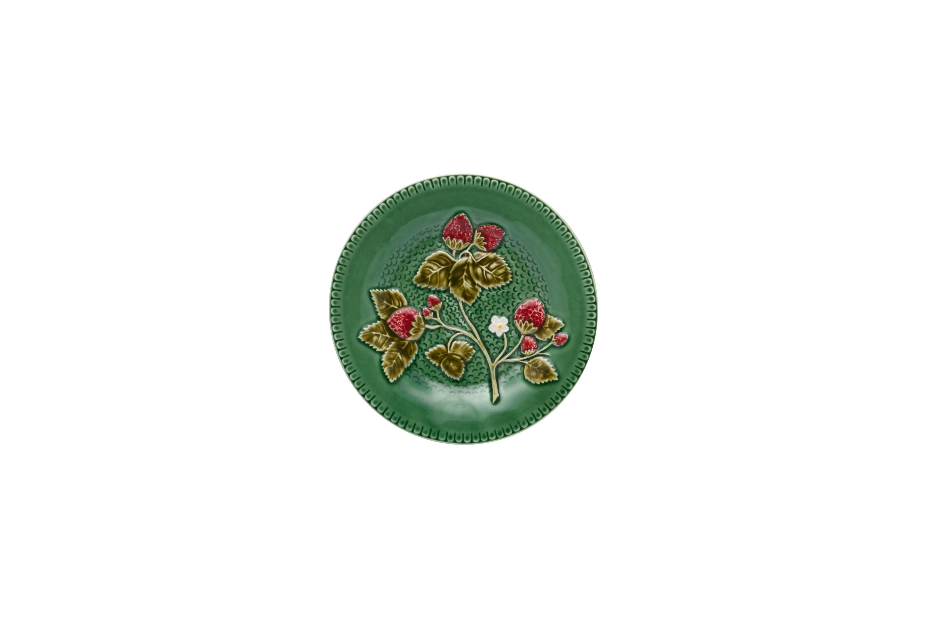 Plate 19.5 cm, Strawberries, Bordallo Pinheiro