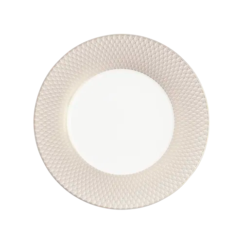 Presentation plate 31cm, Malmaison Imperial Platinum, Christofle