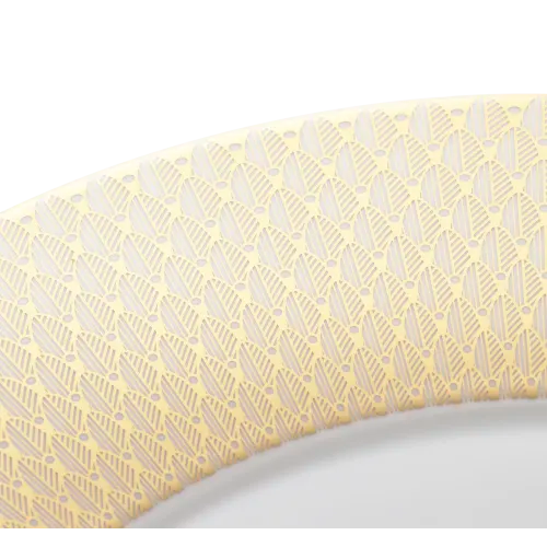 Presentation plate 31cm, Malmaison Imperial Gold, Christofle