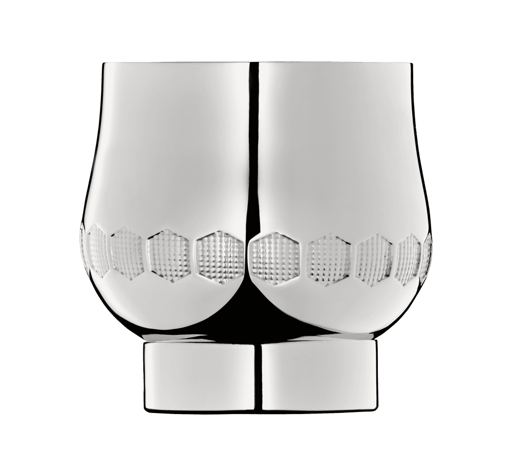 Egg cup, BeeBee silver metal, Christofle