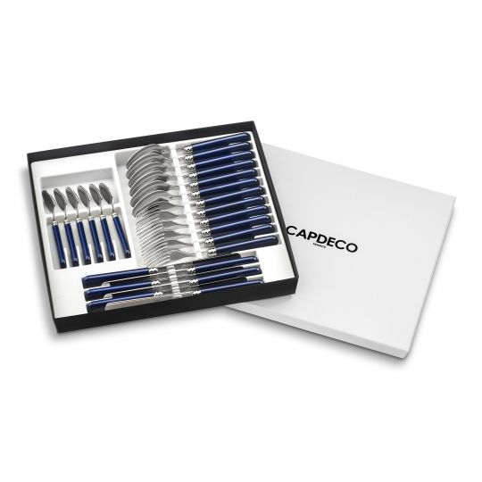 Altéa Navy Blue 24-piece cutlery set, CAPDECO