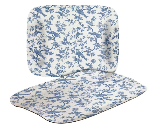 Butterfly Tray 46x36cm, Birdy Blue, Platex