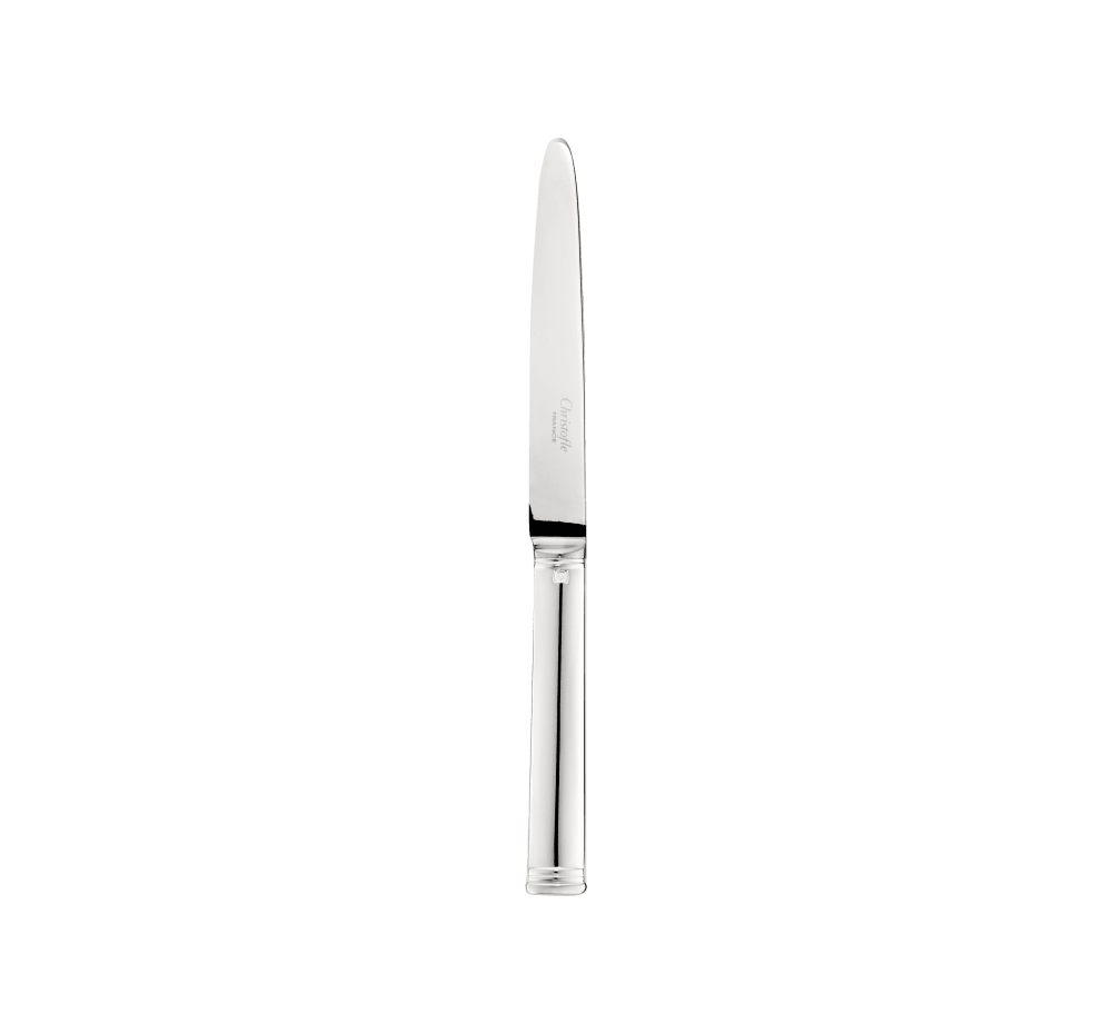 Dessert knife, Commodore silver metal, Christofle