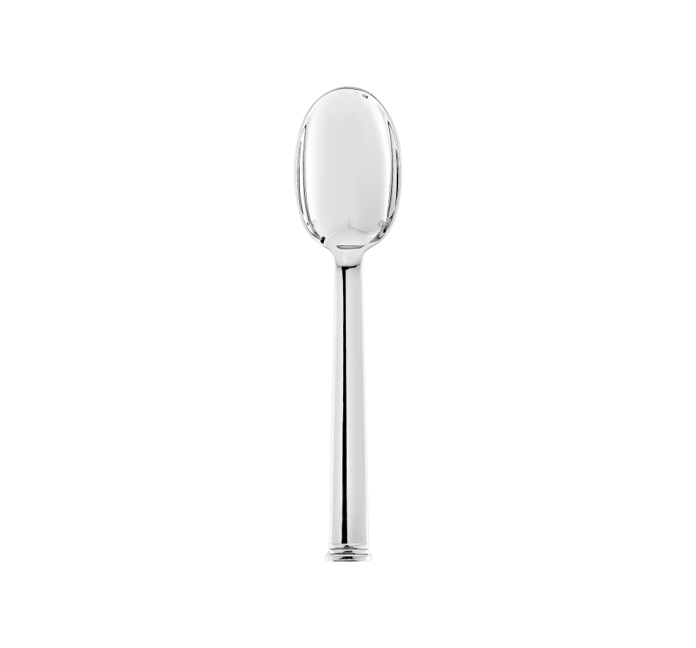 Dessert spoon, Commodore silver plated metal, Christofle