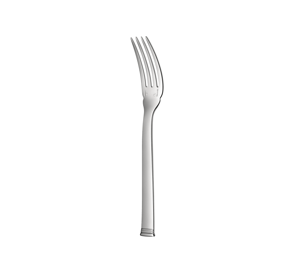 Fish fork, Commodore silver plated metal, Christofle