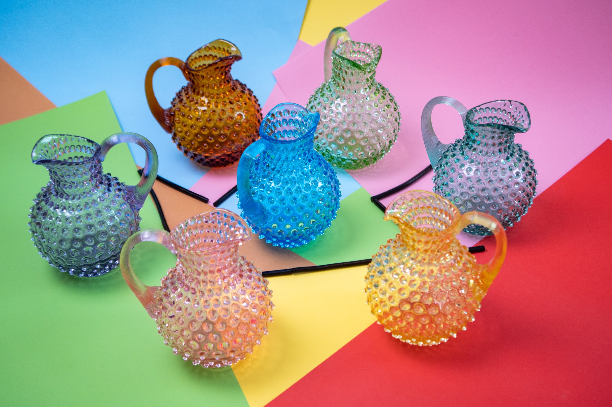 Round Pitcher 2 l, Studded Purple, Klimchi
