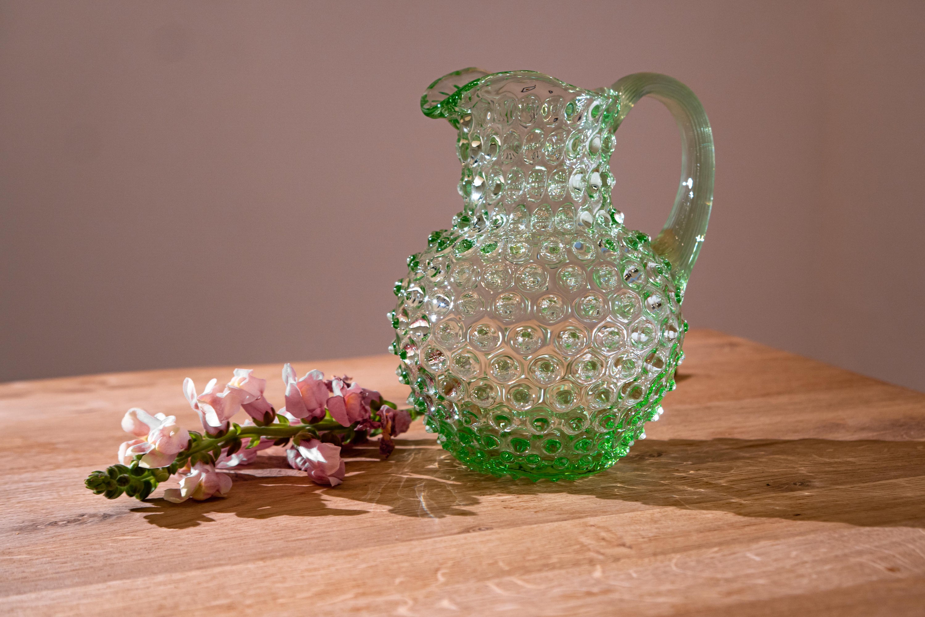 Pitcher 1l, Studded Light Green, Klimchi