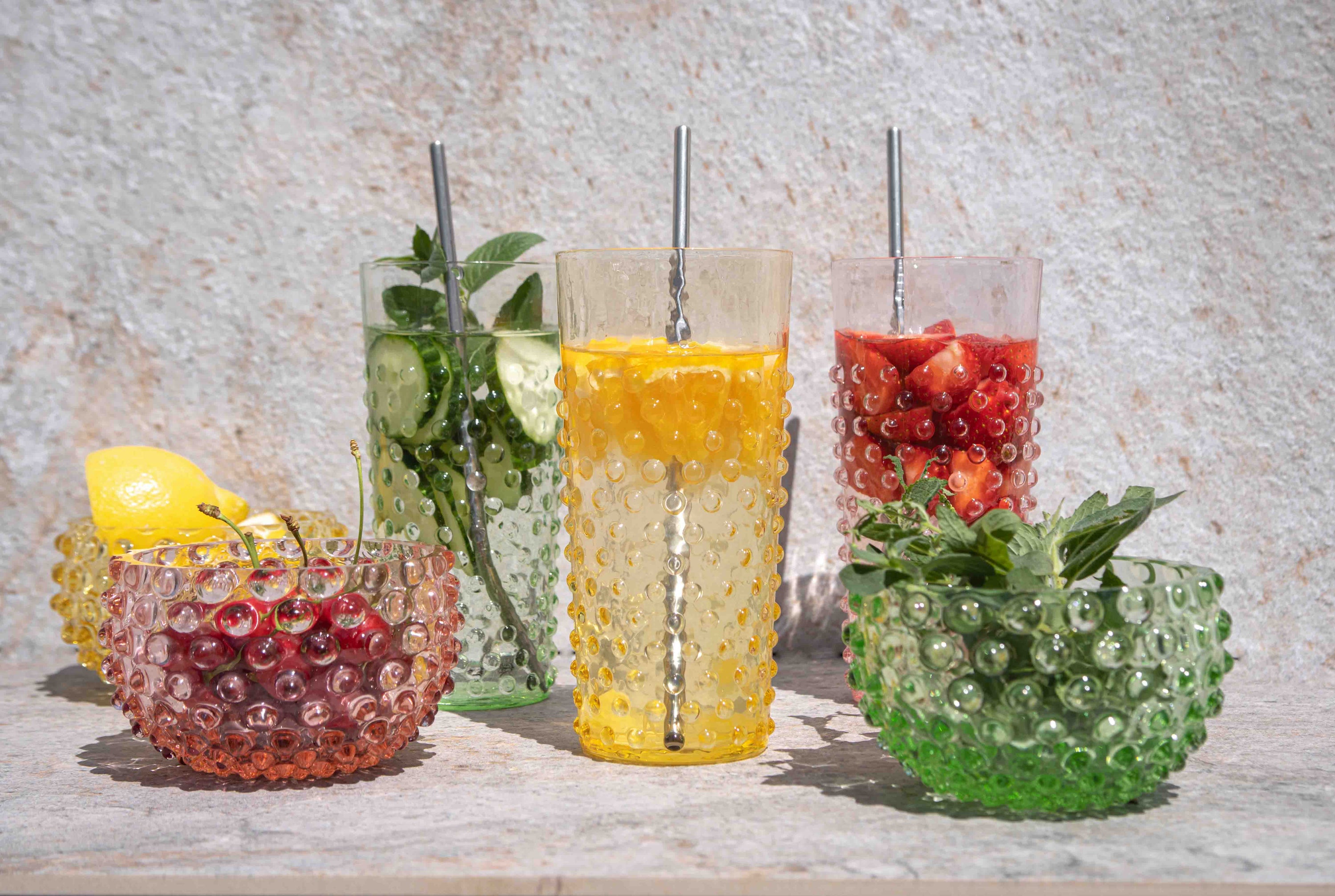 200ml Tumbler, Citrine Studded, Klimchi