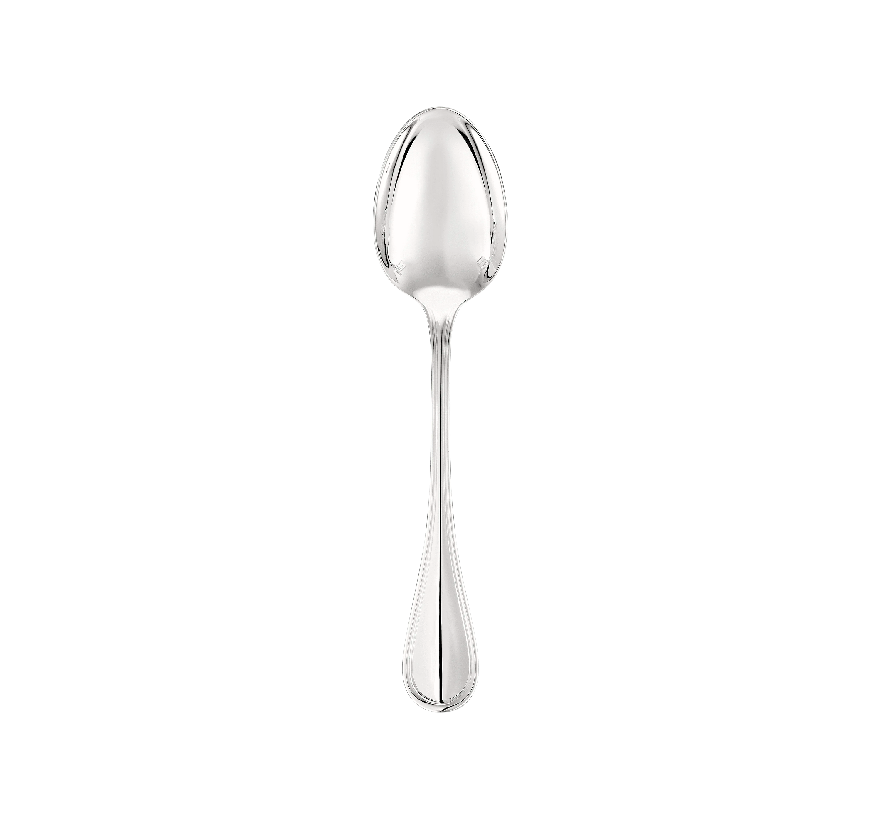Dessert spoon, Albi silver metal, Christofle