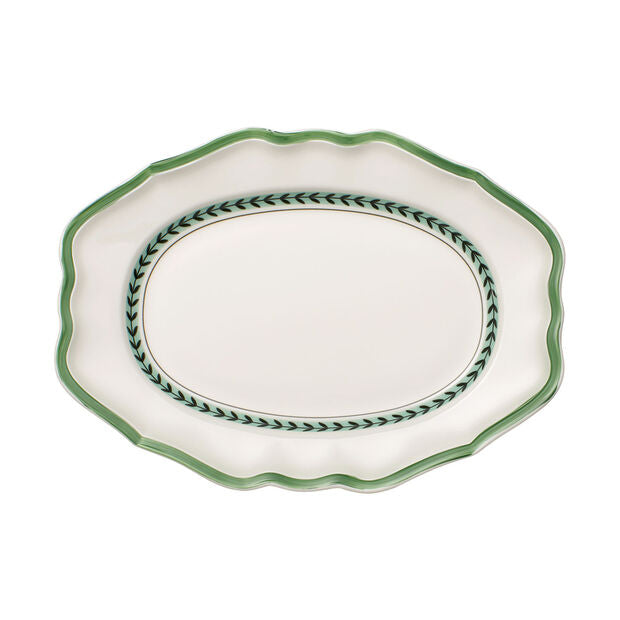 Lot 1 Plat ovale  1 Plat  Creux 4 Coupelles, French Garden Green Line, Villeroy & Boch