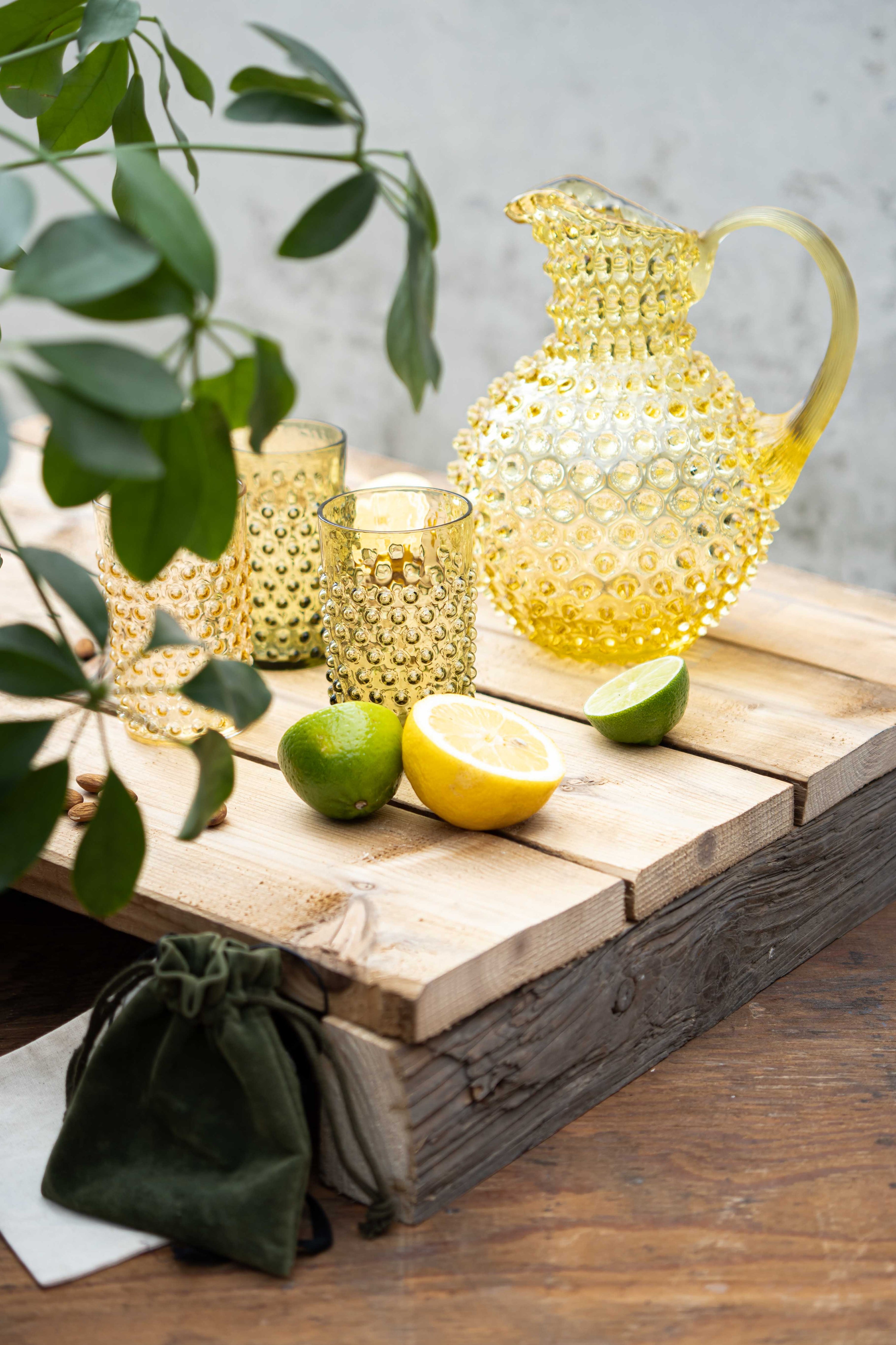 200ml Tumbler, Citrine Studded, Klimchi