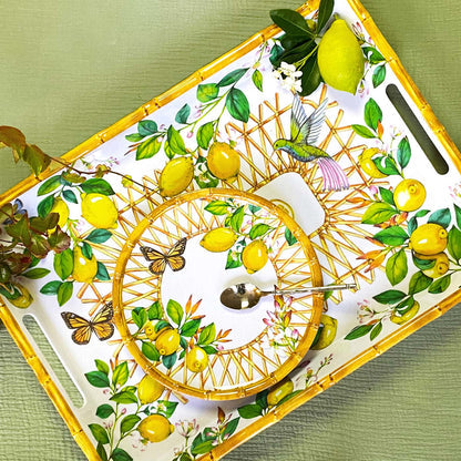 GM tray 50 x 36 x 5 cm, Capri, Les Jardins de la Comtesse