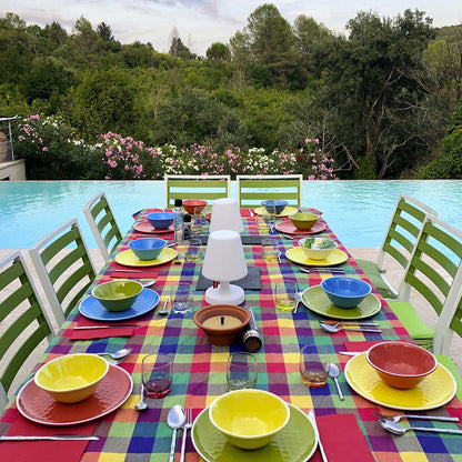 Picnic tablecloth 280 x 140 cm, Multicolor, Les Jardins de la Comtesse