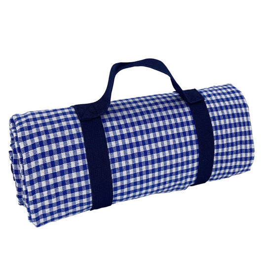 Picnic tablecloth 280 x 140 cm, Blue Vichy, Les Jardins de la Comtesse