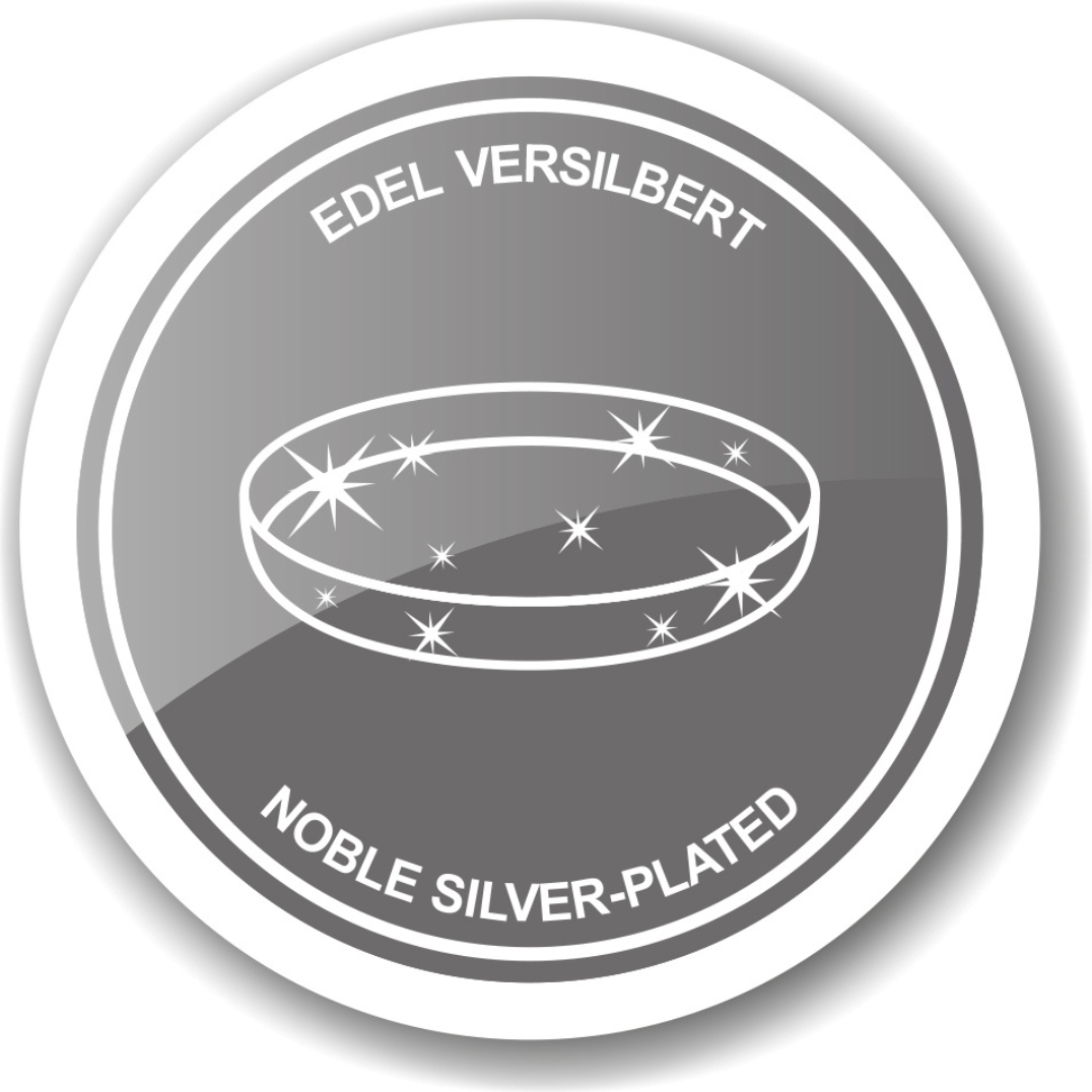 Gallery tray 30 cm Silver metal Delphi, Edzard