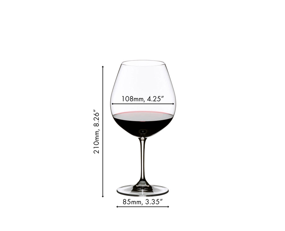 Verre Pinot noir, Vinum, Riedel