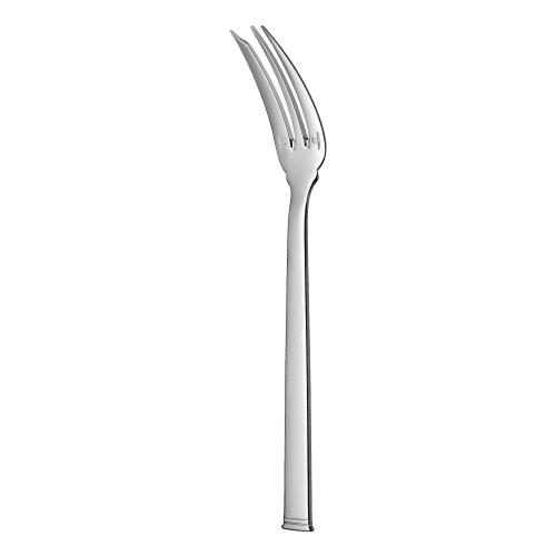 Serving fork, Commodore silver plated metal, Christofle
